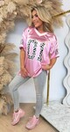 LEGENDARY 01 BASEBALL TEE LIGHTPINK