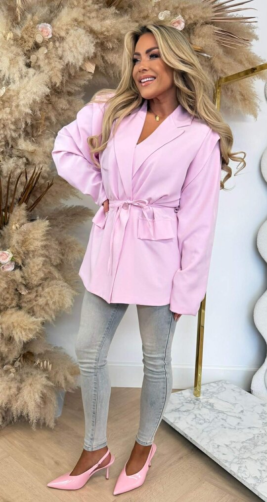 POCKET LUS BLAZER PINK