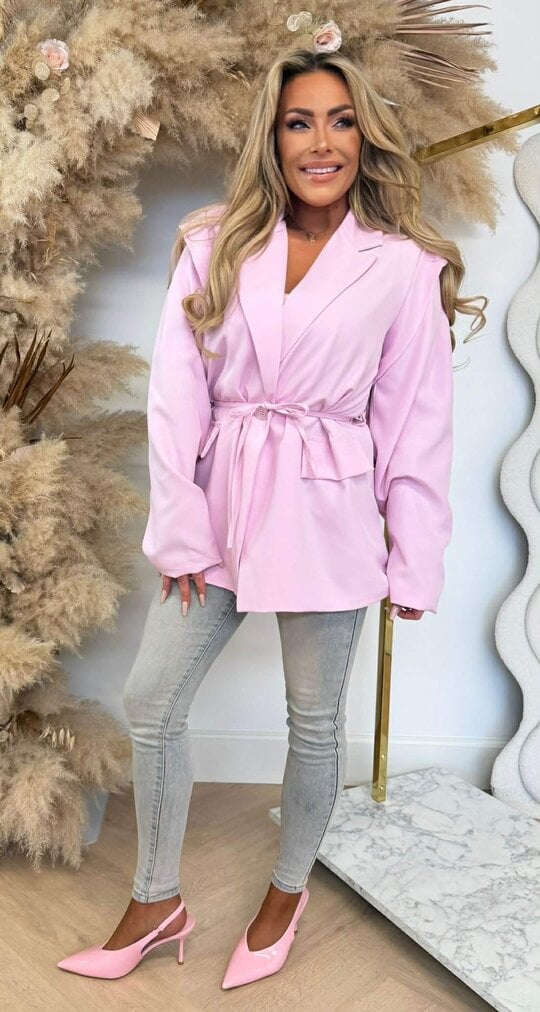 POCKET LUS BLAZER PINK