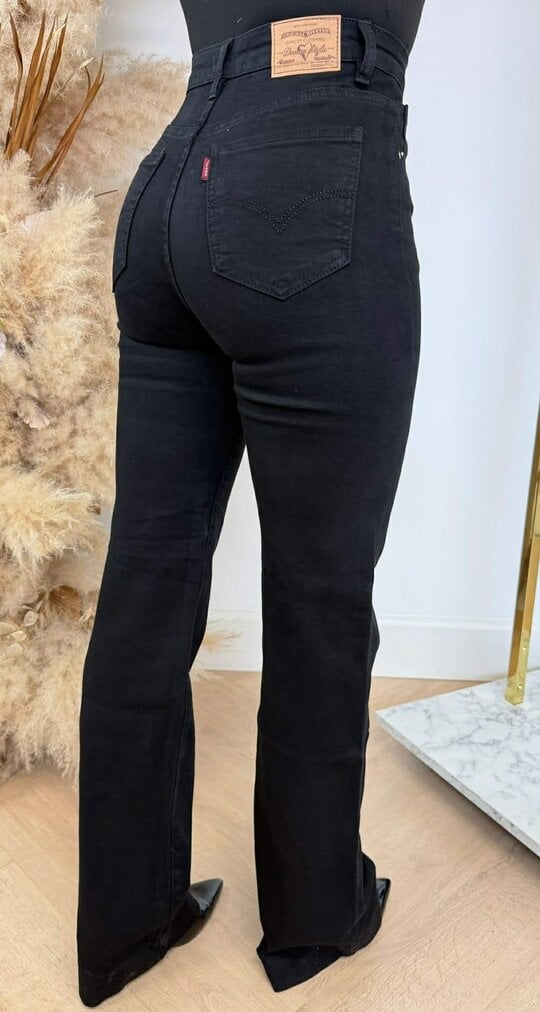 WIDE LEG LEVI JEANS 6881 BLACK