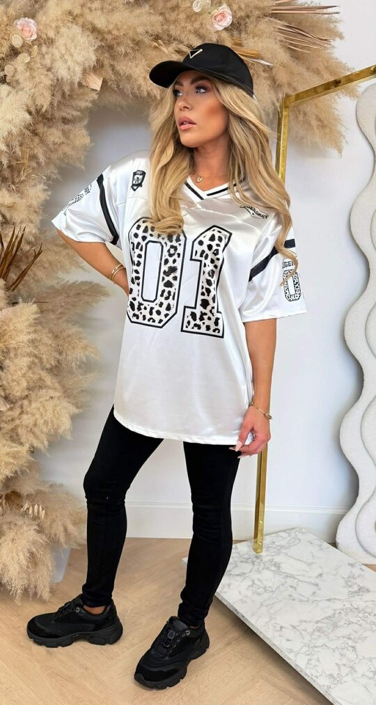 LEGENDARY 01 BASEBALL TEE WHITE