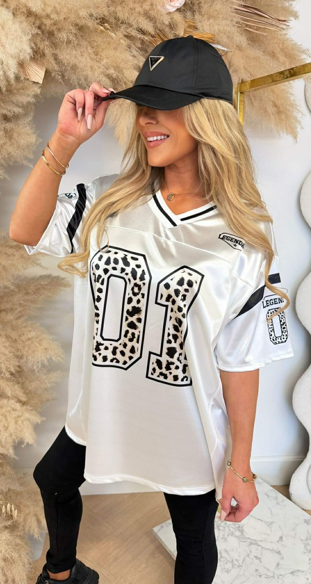 LEGENDARY 01 BASEBALL TEE WHITE