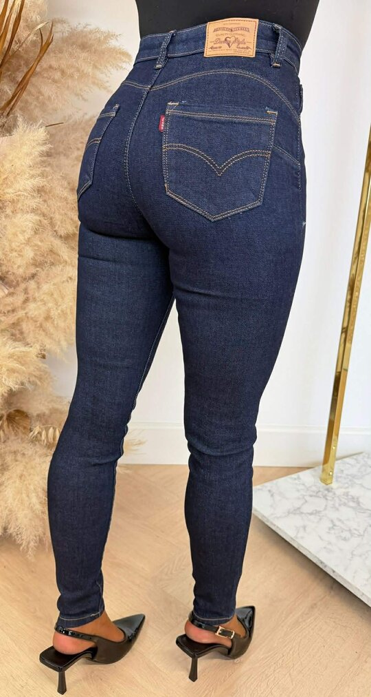 LEVY SKINNY JEANS 6305+T DARKBLUE