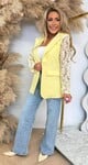 LACE SLEEVE BLAZER 5194 / 3394 YELLOW