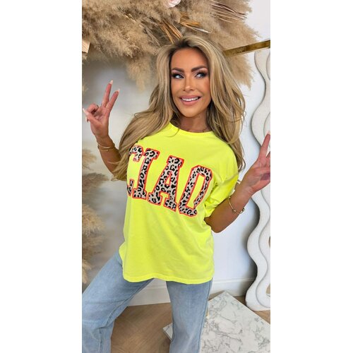 LEO CIAO TEE 6030-411 NEONYELLOW