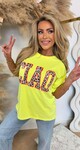 LEO CIAO TEE 6030-411 NEONYELLOW
