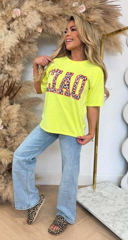 LEO CIAO TEE 6030-411 NEONYELLOW