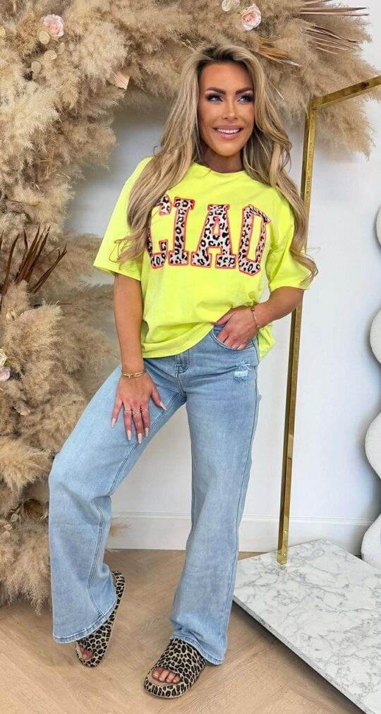 LEO CIAO TEE 6030-411 NEONYELLOW