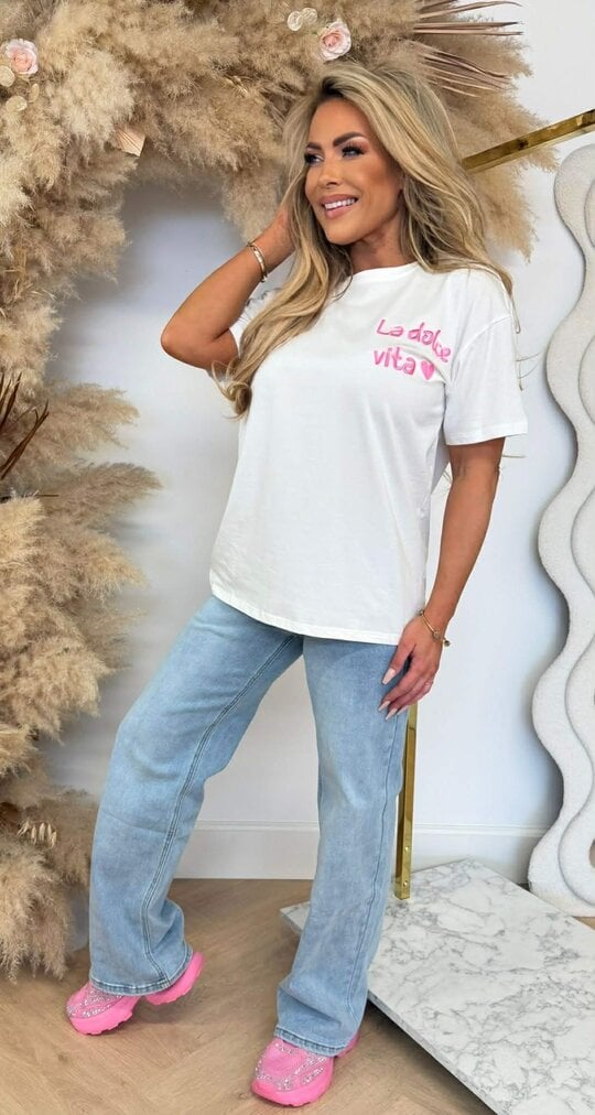 LA DOLCE VITA TEE 8011537 WHITE