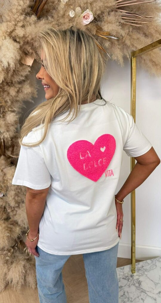 LA DOLCE VITA TEE 8011537 WHITE