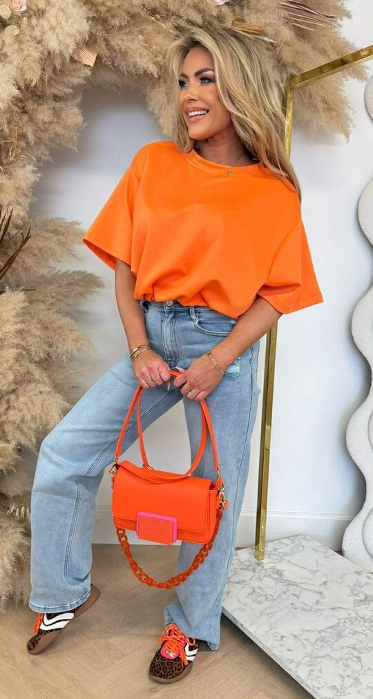 MUSTY CROPPED TOP ORANGE