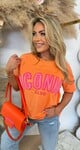 ICONIC CLUB TEE 8011516 ORANGE