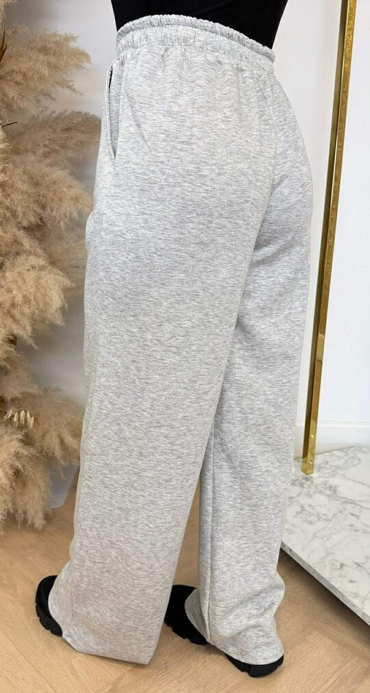 MICHELLE SOFT STRAIGHT LEG PANTS GREY