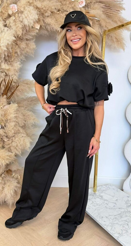 ROSE 2 PIECE SET BLACK