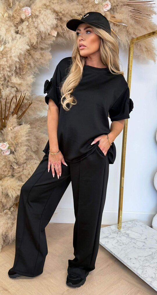 ROSE 2 PIECE SET BLACK