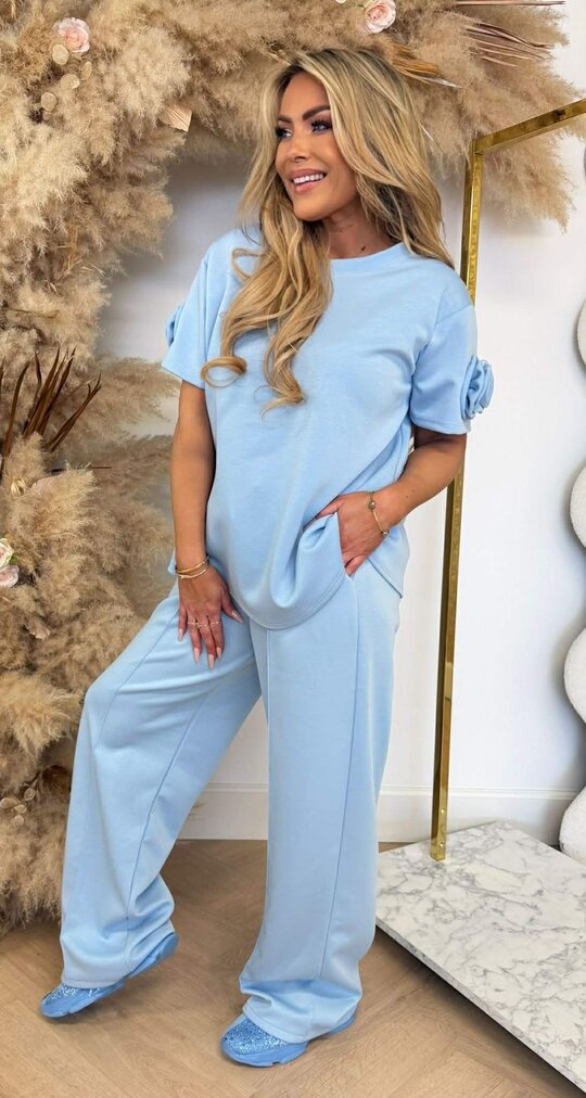 ROSE 2 PIECE SET ICEBLUE