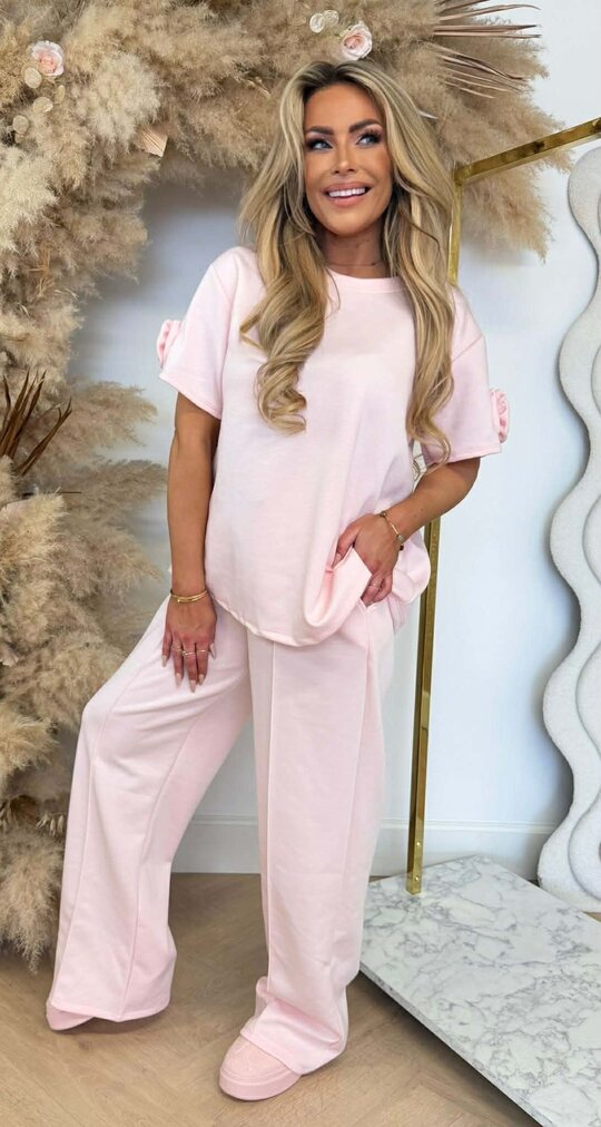 ROSE 2 PIECE SET LIGHTPINK