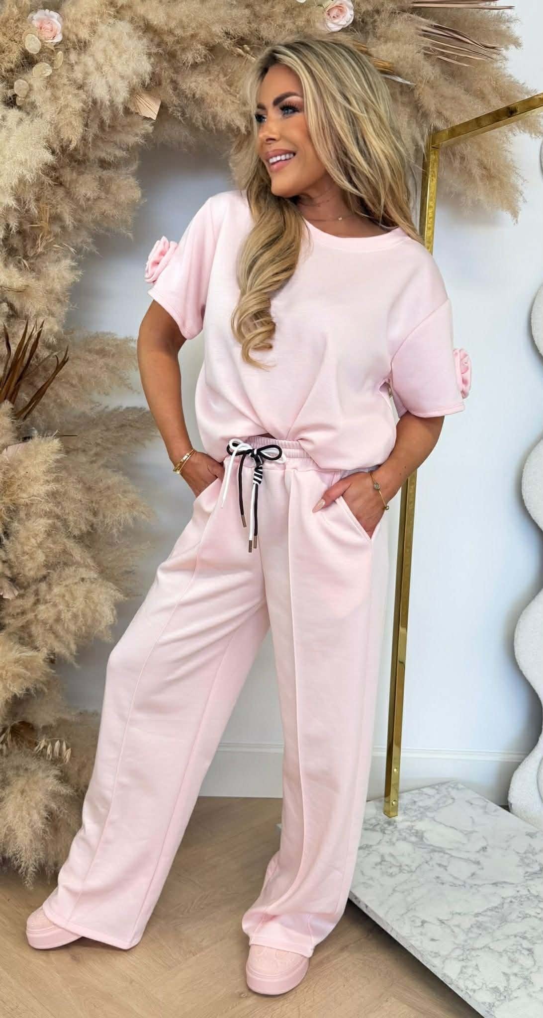 ROSE 2 PIECE SET LIGHTPINK