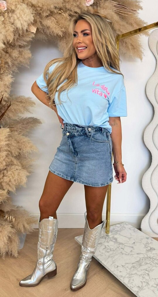 LA DOLCE VITA TEE 8011537 ICEBLUE