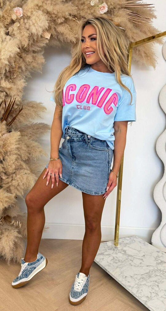 ICONIC CLUB TEE 8011516 BLUE