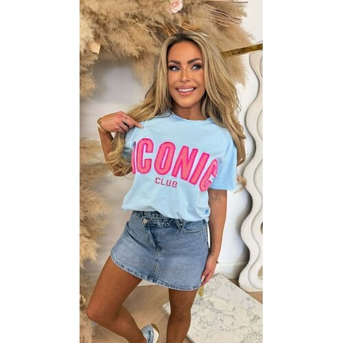 ICONIC CLUB TEE 8011516 BLUE