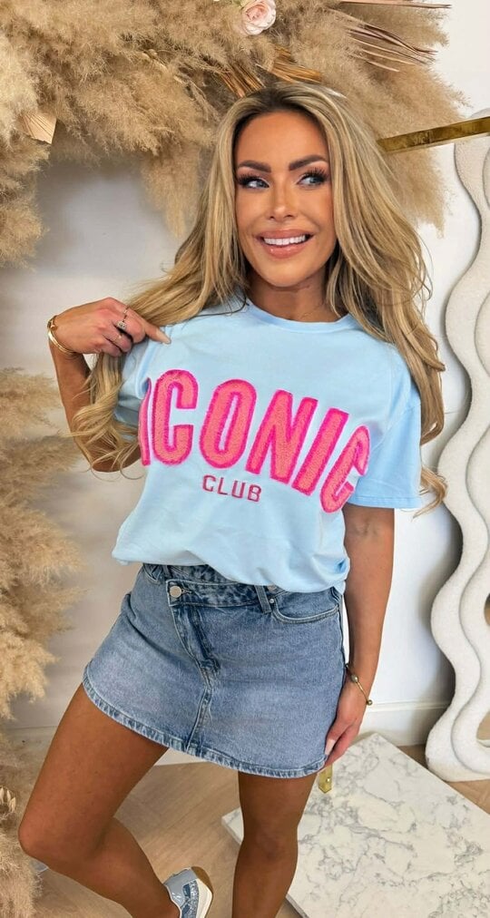 ICONIC CLUB TEE 8011516 BLUE