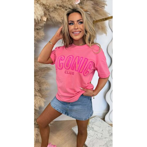 ICONIC CLUB TEE 8011516 DEEPPINK