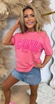 ICONIC CLUB TEE 8011516 DEEPPINK