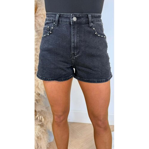 STUDDED SHORT 0635-2 DARKGREY