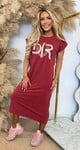 DOIR INSPIRED DRESS 590028-104 DARKRED