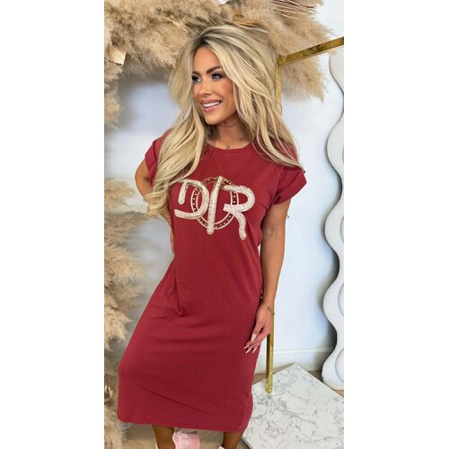 DOIR INSPIRED DRESS 590028-104 DARKRED