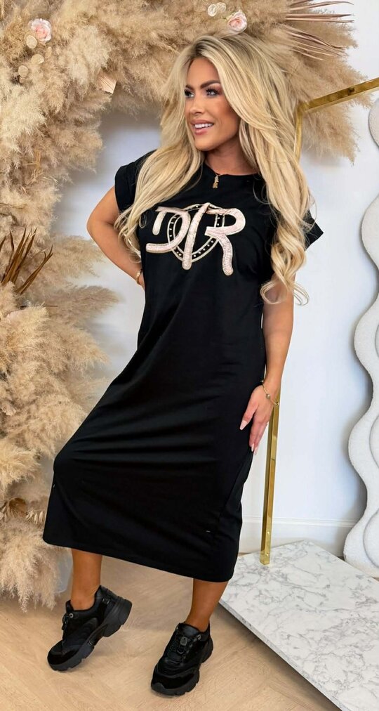 DOIR INSPIRED DRESS 590028-104 BLACK