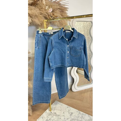 DENIM SET K2205-1 DENIMBLUE