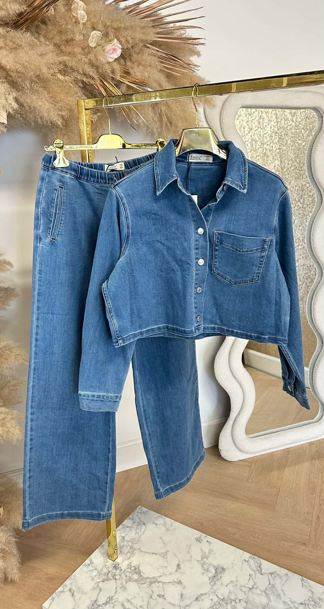 DENIM SET K2205-1 DENIMBLUE