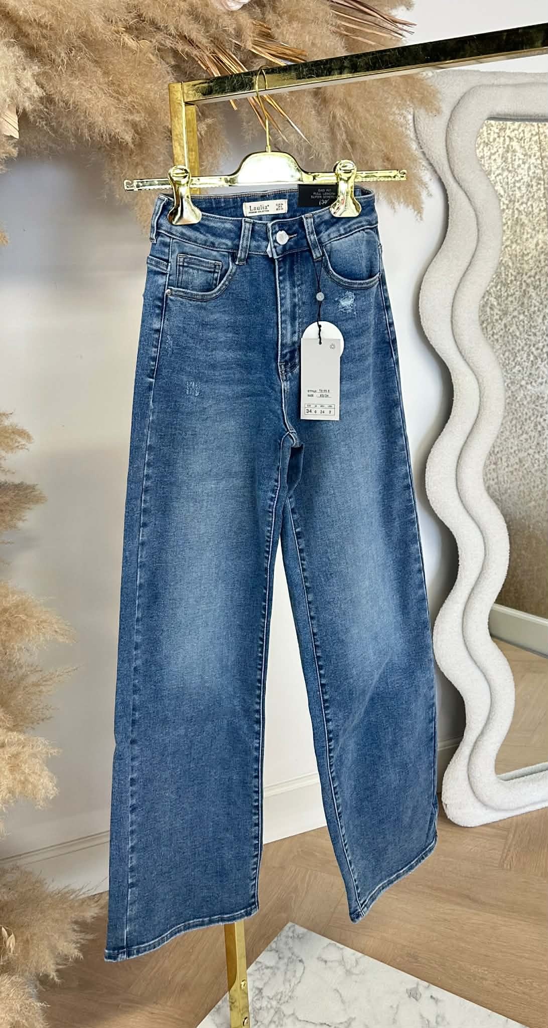 DAD FIT SUPER STRETCH JEANS 6195-8 DENIMBLUE