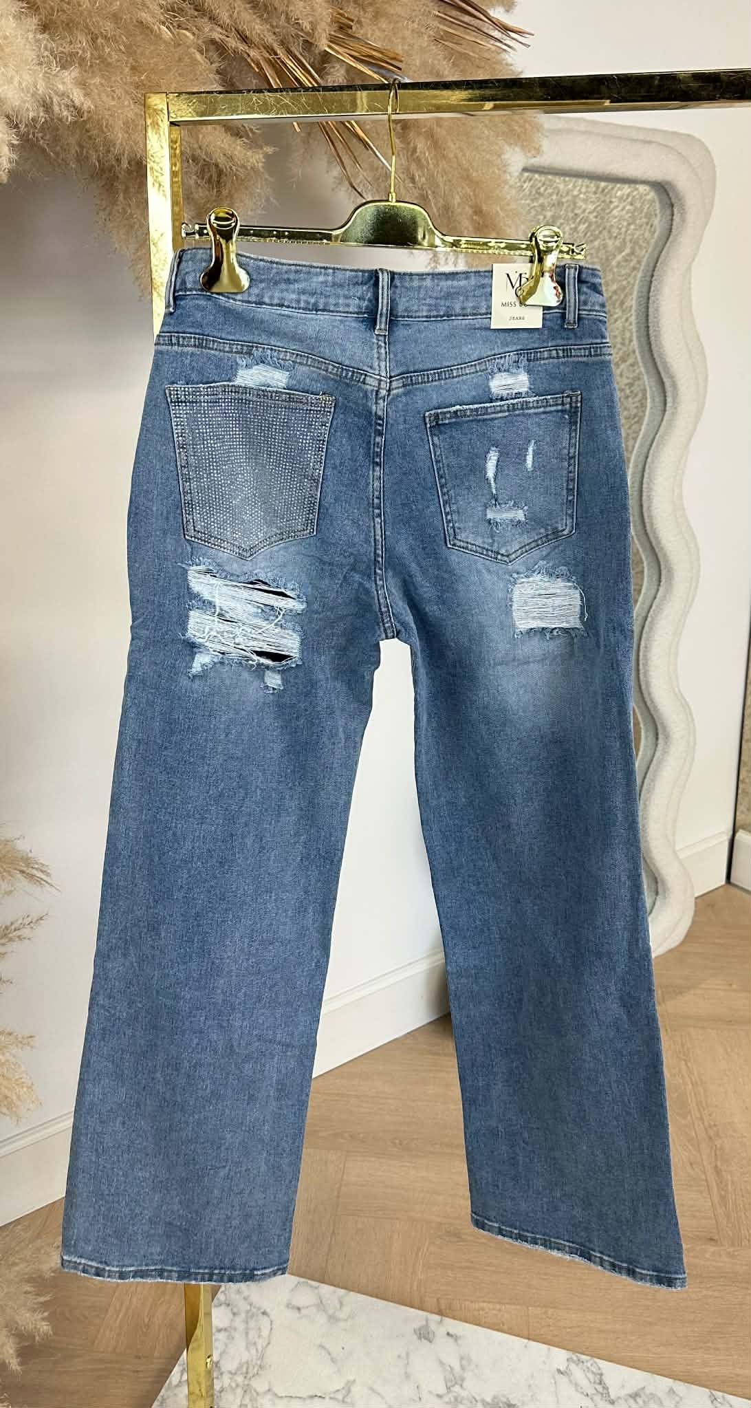 DIAMOND POCKET JEANS G105Y LIGHTDENIM