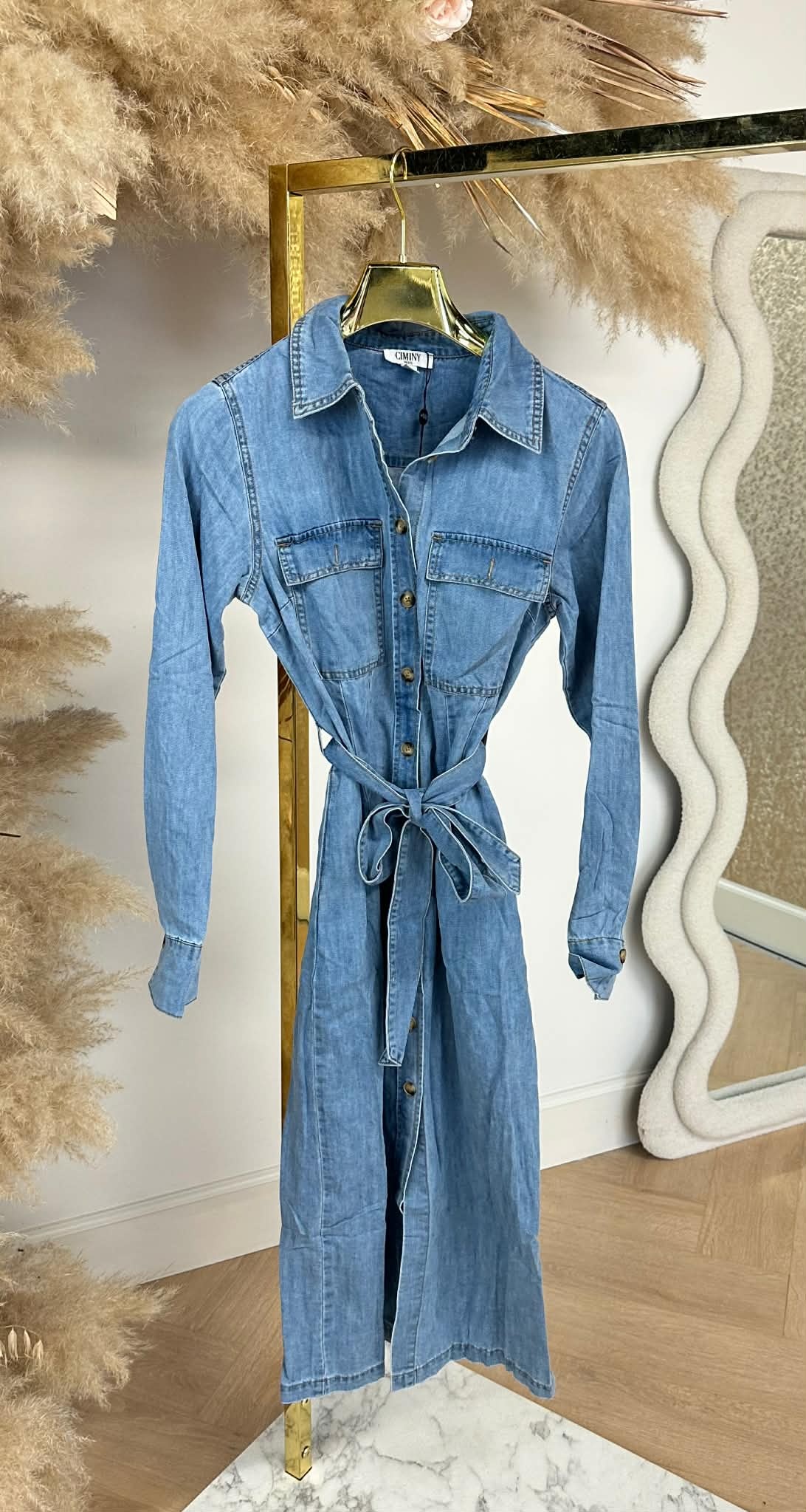 MAAIKE DENIM DRESS 0240 BLUE