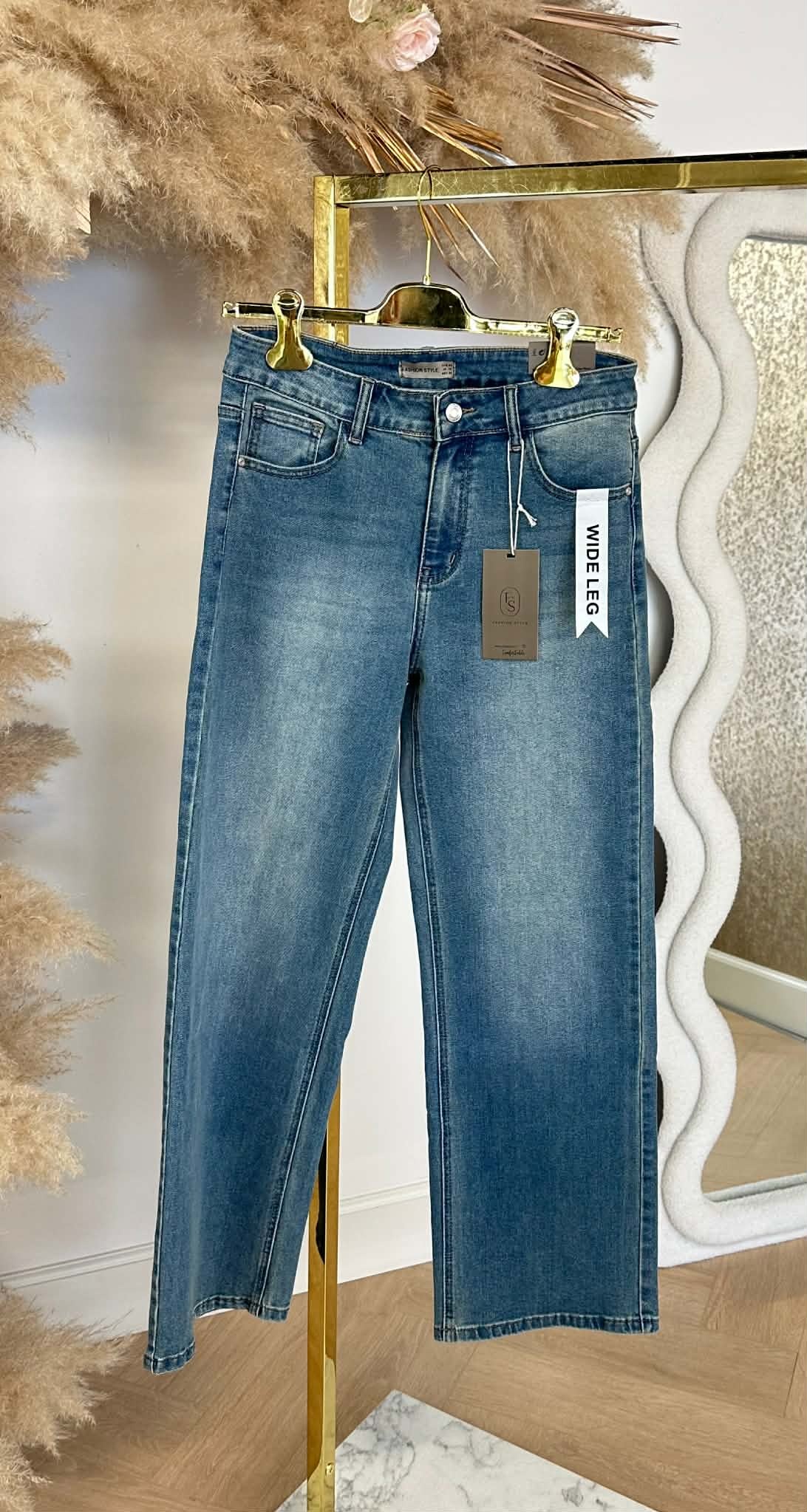 LEV WIDE LEG JEANS NP130X-W DENIMBLUE