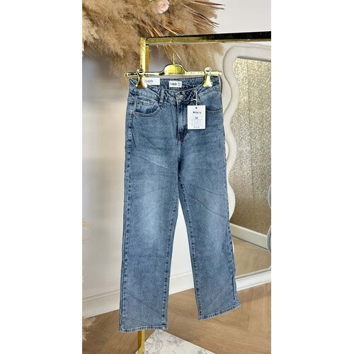 STRAIGHT LEG JEANS 0067-8 BLUE