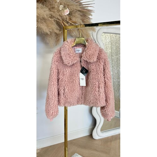 SHEEP VEGAN FUR JACKET 8799 PINK