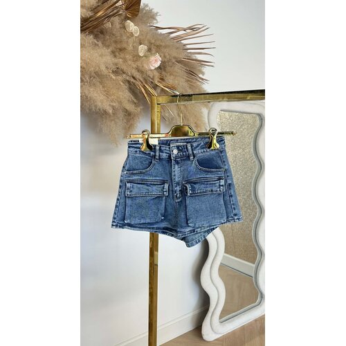 CARGO MUSTHAVE DENIM SHORT 5062 DENIMBLUE