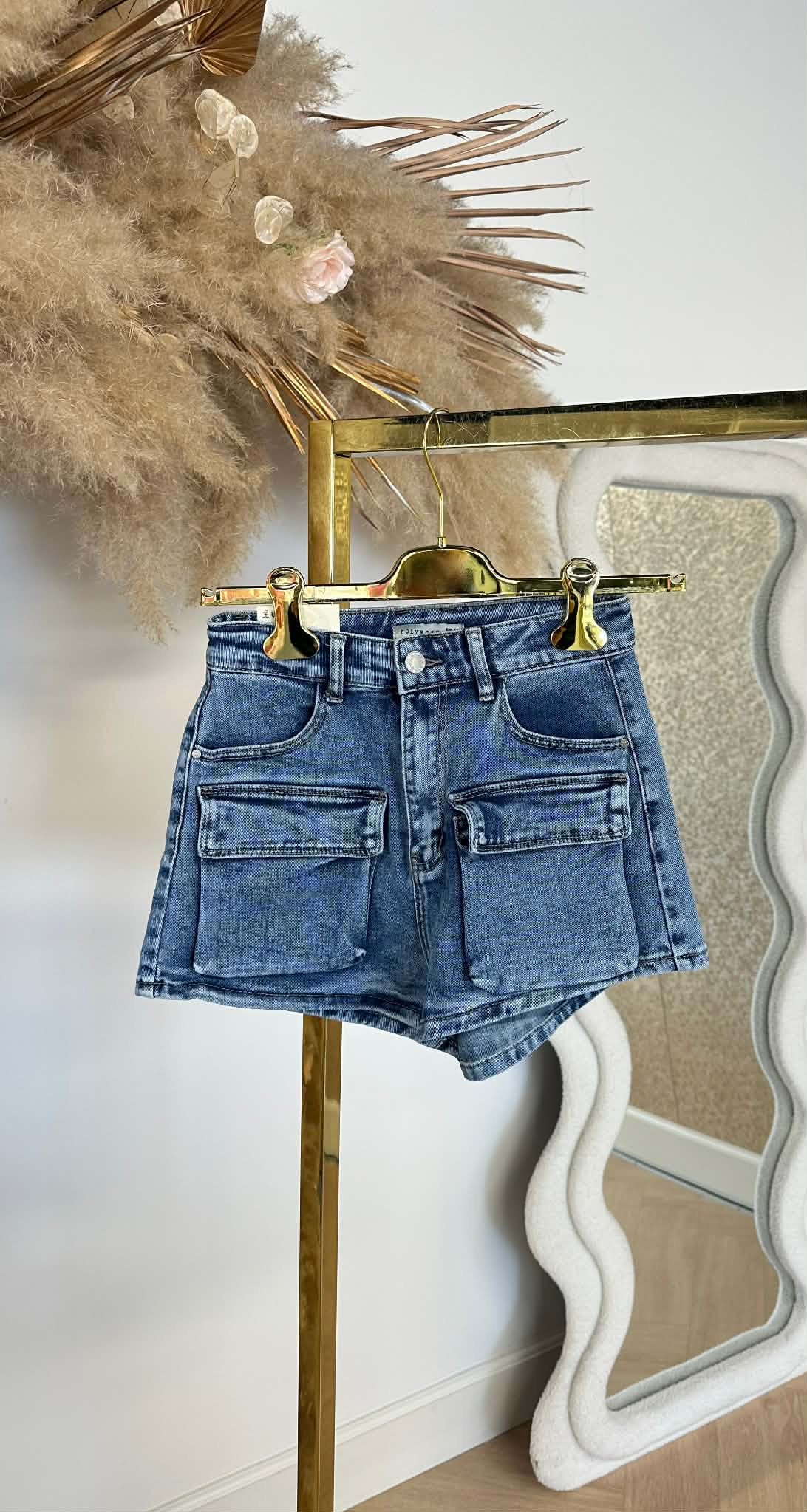 CARGO MUSTHAVE DENIM SHORT 5062 DENIMBLUE