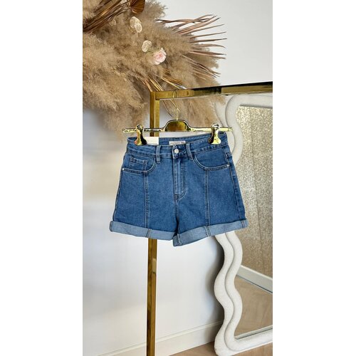 BASIC DENIM OMSLAG SHORT 6312 BLUE