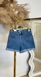 BASIC DENIM OMSLAG SHORT 6312 BLUE