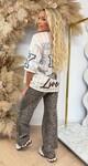 LOVE NY BASEBALL TEE BEIGE