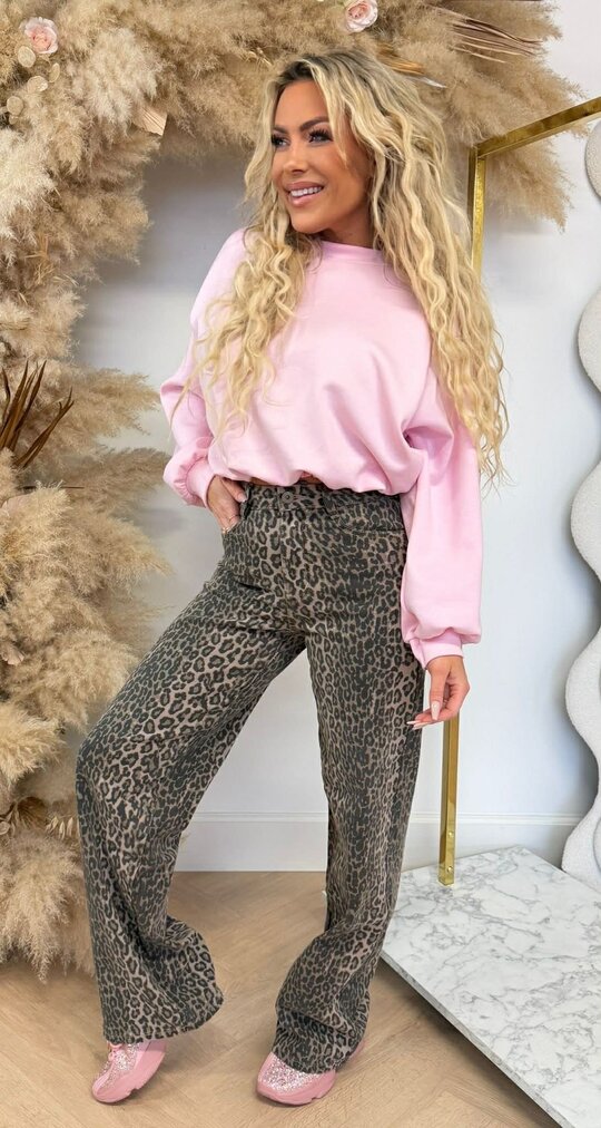 ISABEL CROPPED SWEAT LIGHTPINK