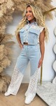 FESTIVAL LACE GLITTER SET 175032 DENIM FESTIVAL LACE GLITTER SET 175032 DENIM