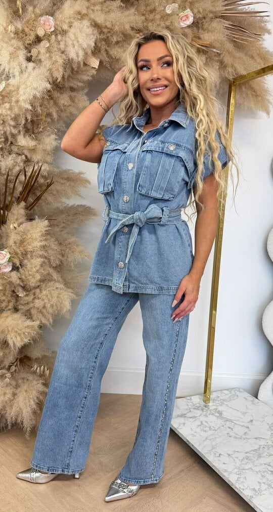 LINI DENIM JACKET D0034 DENIMBLUE