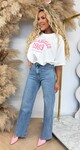 LOSY LOS ANGELES CROPPED TOP OFFWHITE LOSY LOS ANGELES CROPPED TOP OFFWHITE