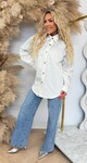 DIAMOND DENIM BLOUSE 3909 OFFWHITE